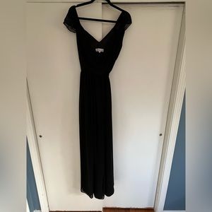 Black Ceremony by Joanna August Maxi Wrap Dress
